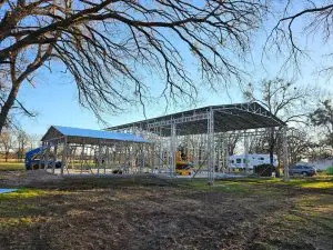 Clearing and preparing raw land for construction in Central Texas