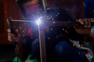 Steel fabrication in progress for precise and durable Texas construction.